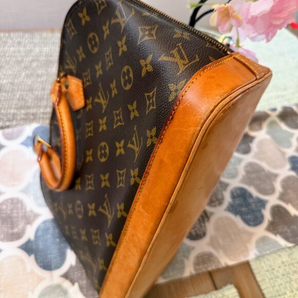 Louis Vuitton Alma PM Monogram Canvas Satchel โ Vintage 2004 โ Excellent Conditi - Picture 4 of 16